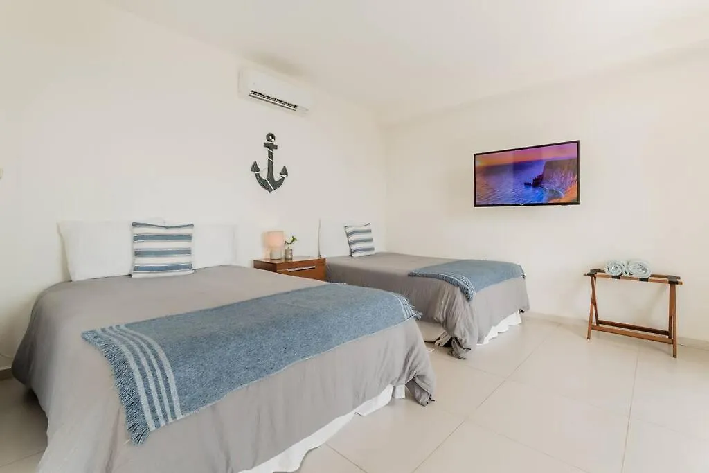 Daire *Ocean Beachfront 4 Bdr With Pool By Casa Paraiso* Cancun